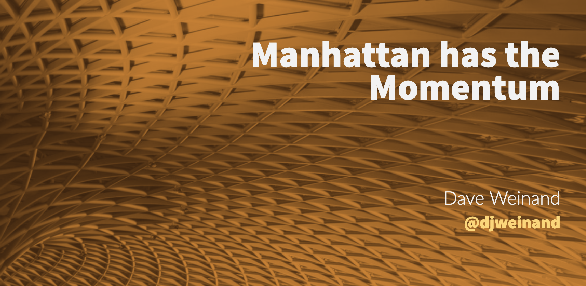 Manhattan has the Momentum, Blog