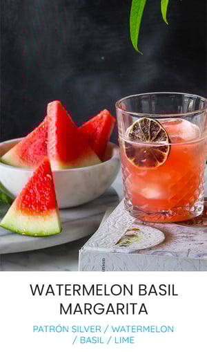 Watermelon Basil Margarita
