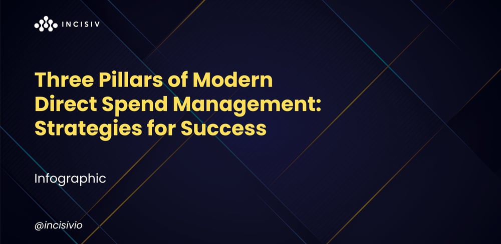 Three Pillars of Modern Direct Spend Management: Strategies for Success