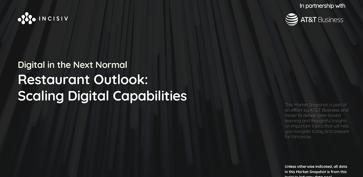 Digital in the Next Normal Restaurant Outlook: Scaling Digital Capabilities
