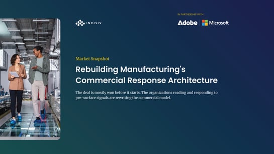 Rebuilding Manufacturing's Commercial Response Architecture
