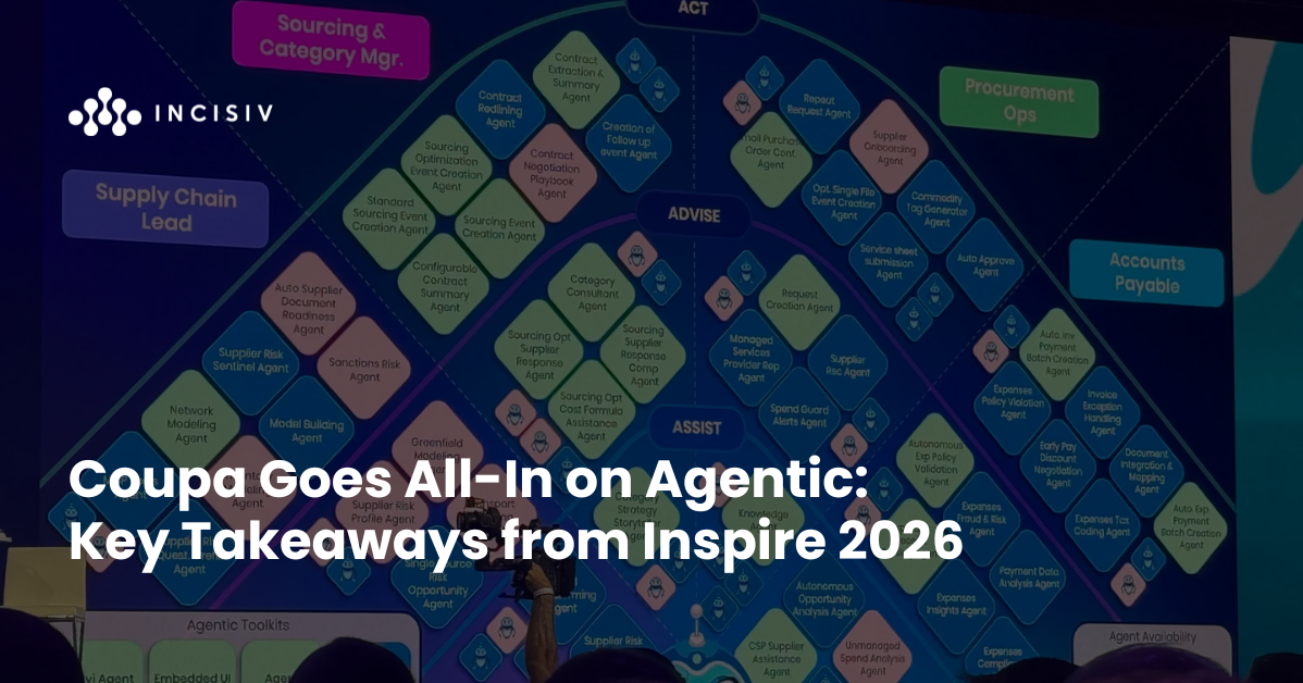 Coupa Goes All-In on Agentic: Key Takeaways from Inspire 2026