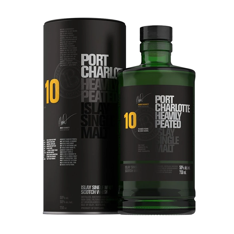 Bruichladdich Port Charlotte 10 Heavily Peated Islay Single Malt