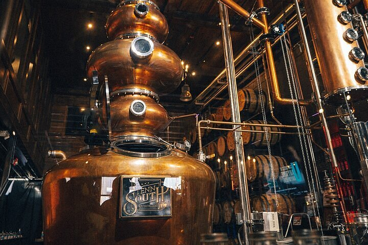 The Borchetta Bourbon Experience tasting and flavor display