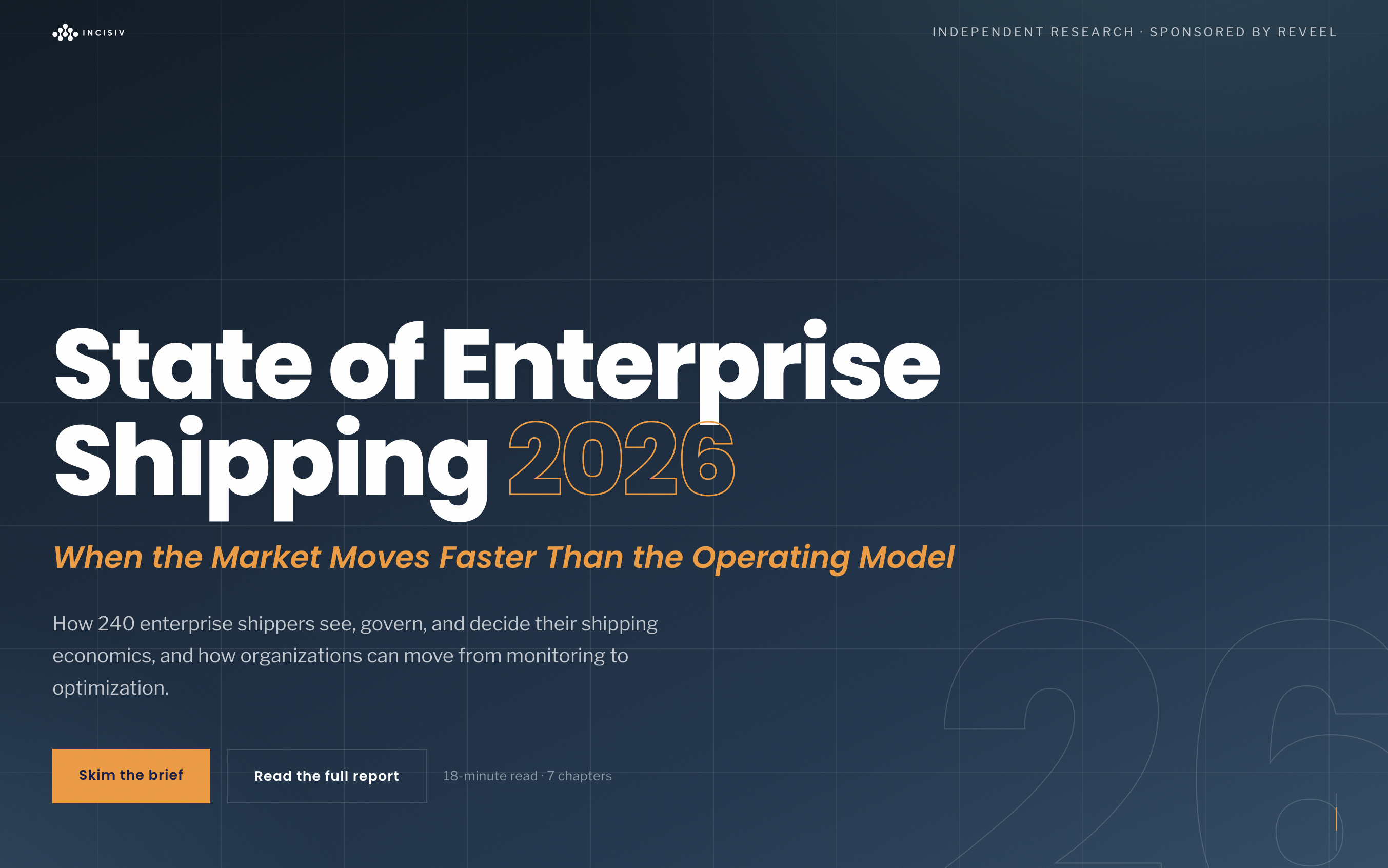 The State of Shipping 2026: Why the Shipping Operating Model Hasn't Kept Up